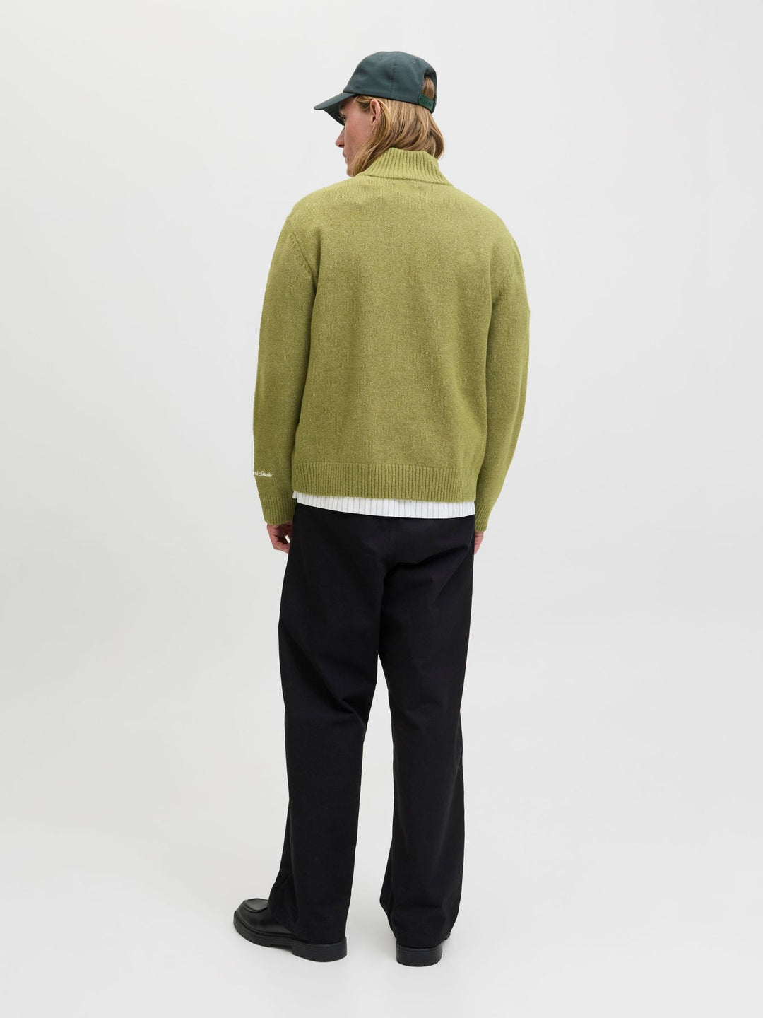 Herrren JORNORREBRO KNIT HALF ZIP SN