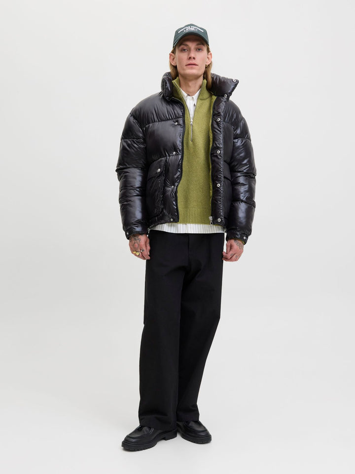 Herrren JORNORREBRO KNIT HALF ZIP SN