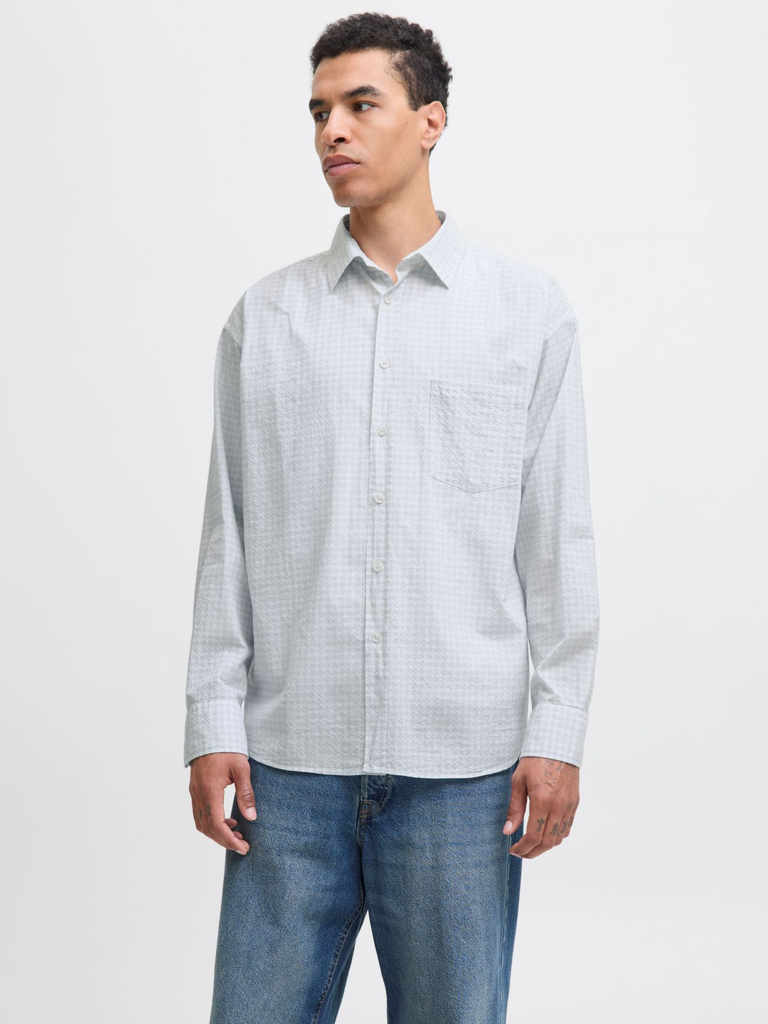 Herren JORCAMBRIDGE SEERSUCKER SHIRT LS