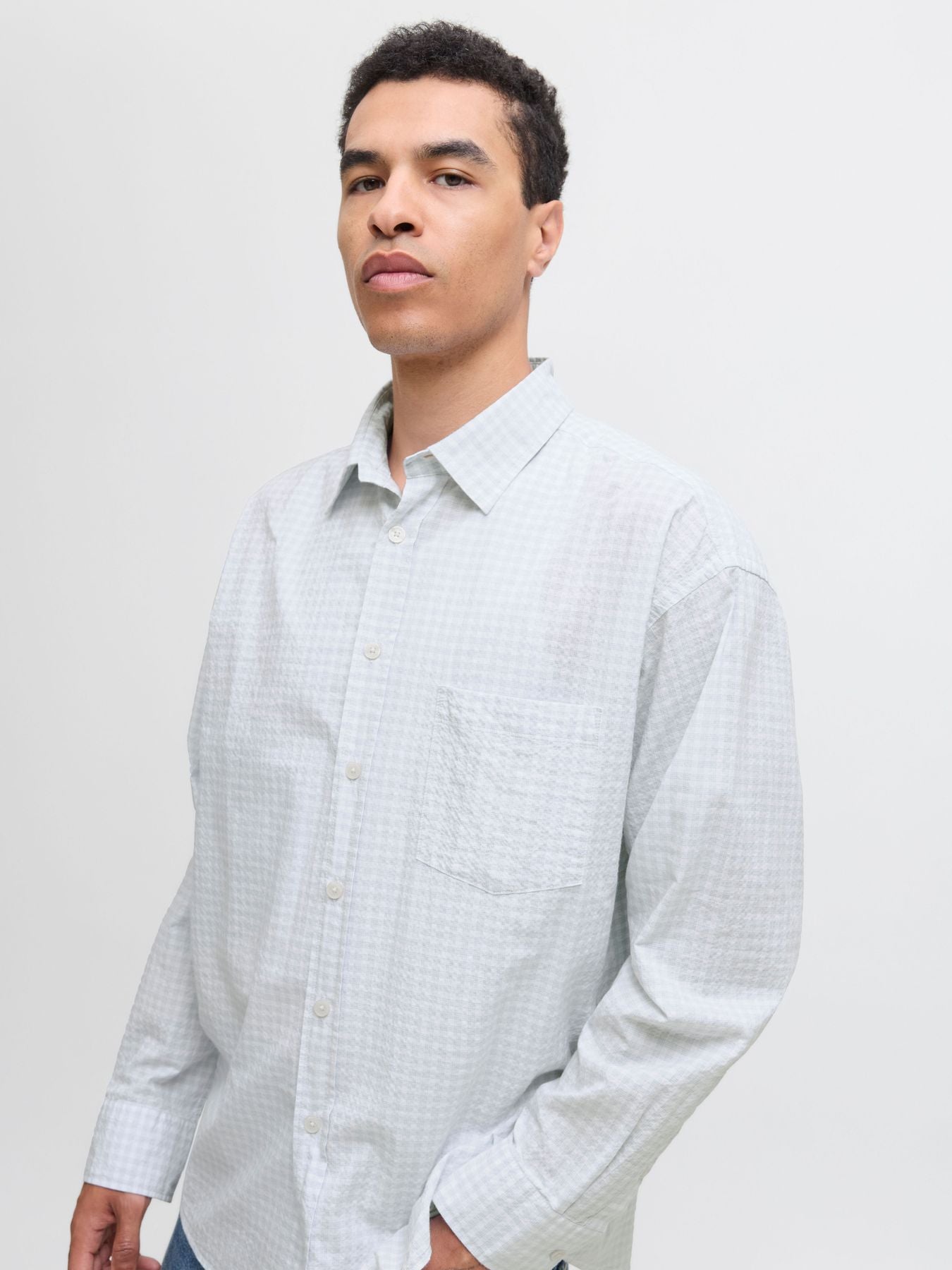 Herren JORCAMBRIDGE SEERSUCKER SHIRT LS