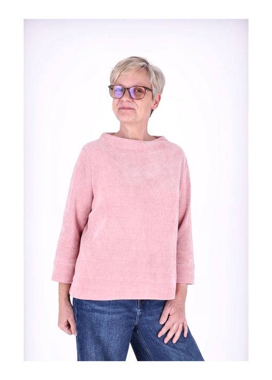 Ladies Knitted Sweat-Shirt 3/4 Sleeve