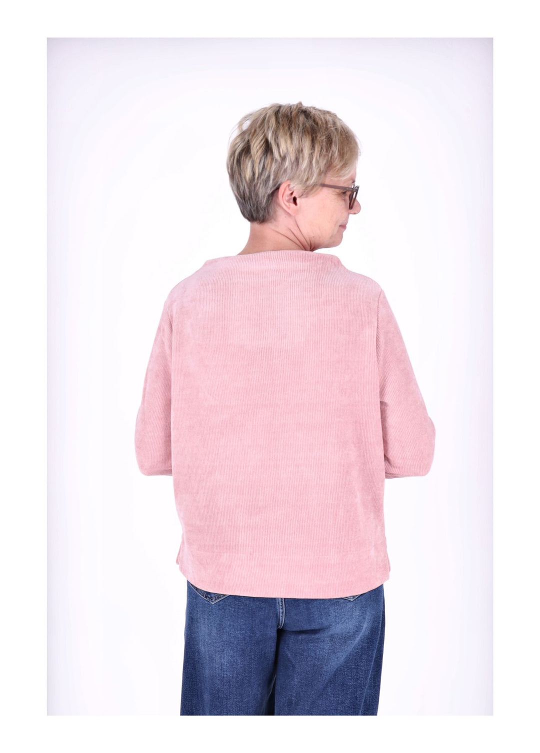 Ladies Knitted Sweat-Shirt 3/4 Sleeve
