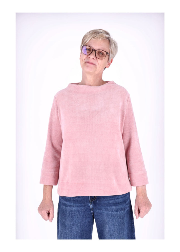 Ladies Knitted Sweat-Shirt 3/4 Sleeve