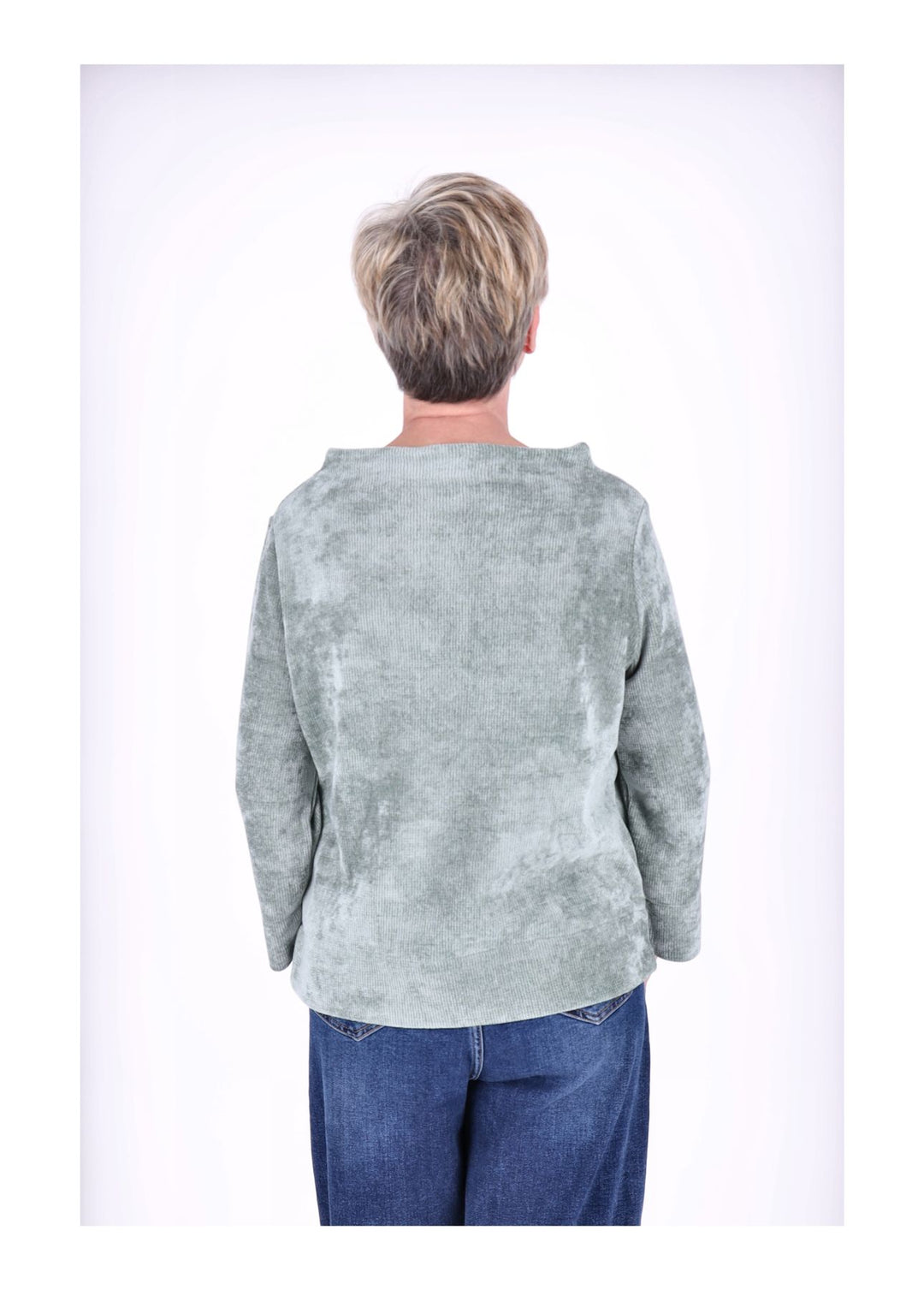 Ladies Knitted Sweat-Shirt 3/4 Sleeve