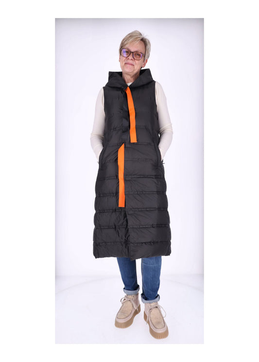 Steppweste Damen Lang