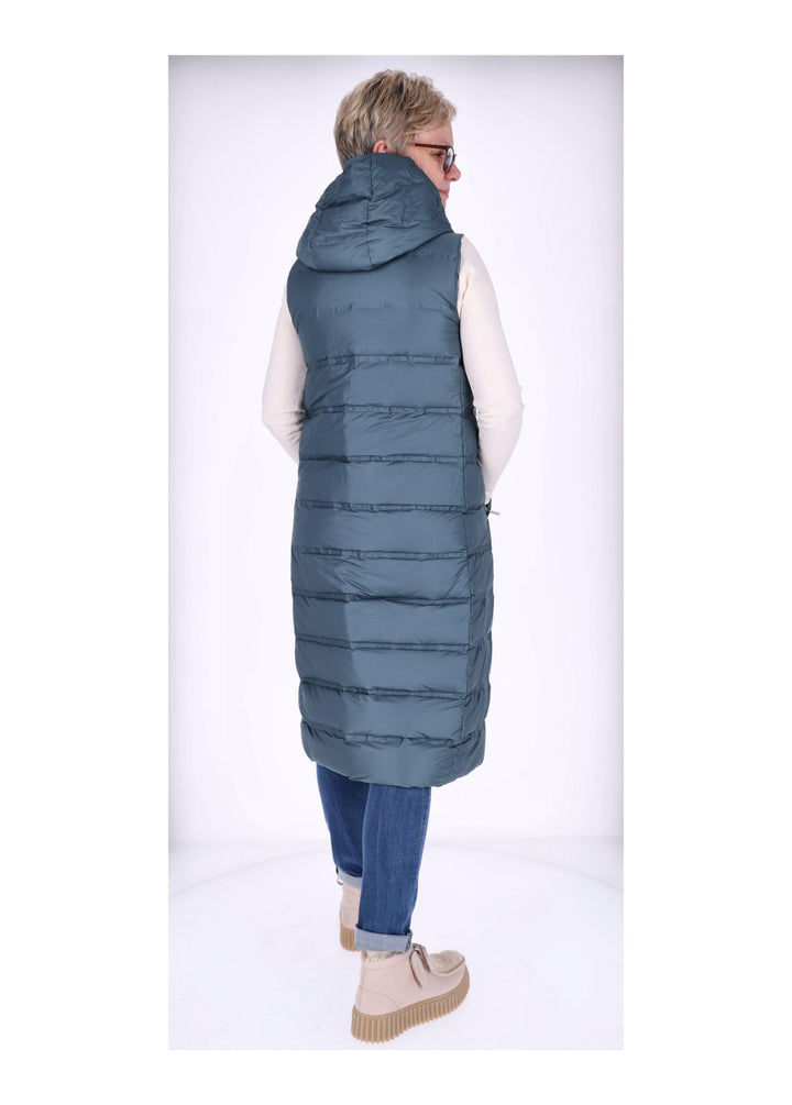 Steppweste Damen Lang