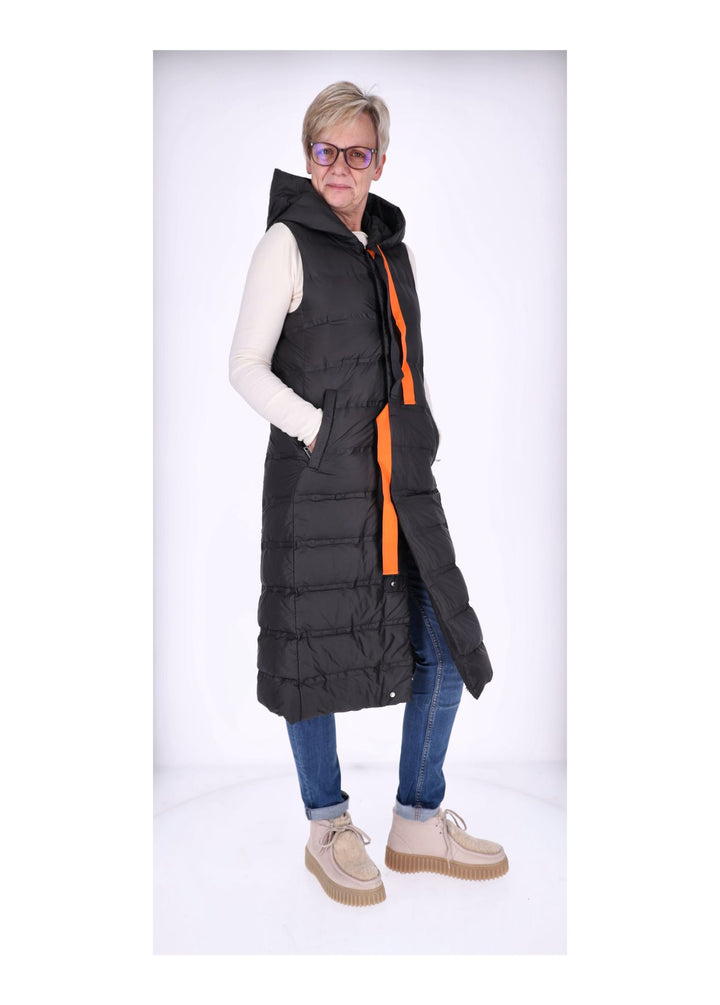 Steppweste Damen Lang