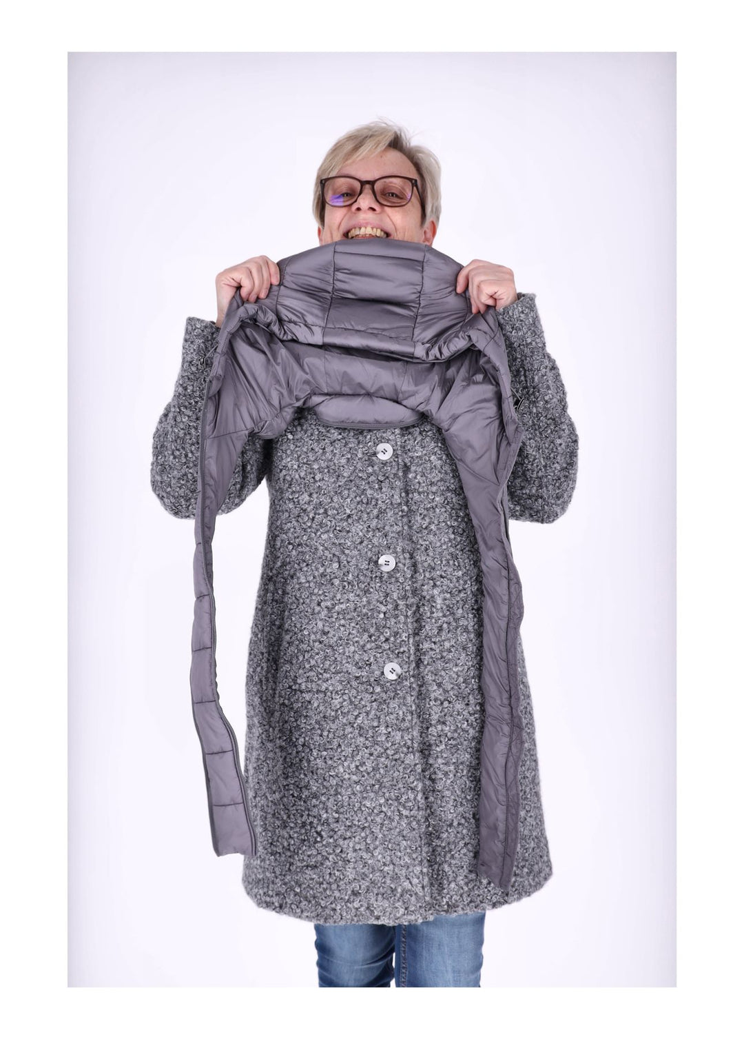 Ladies Jacket Knitted Wilma