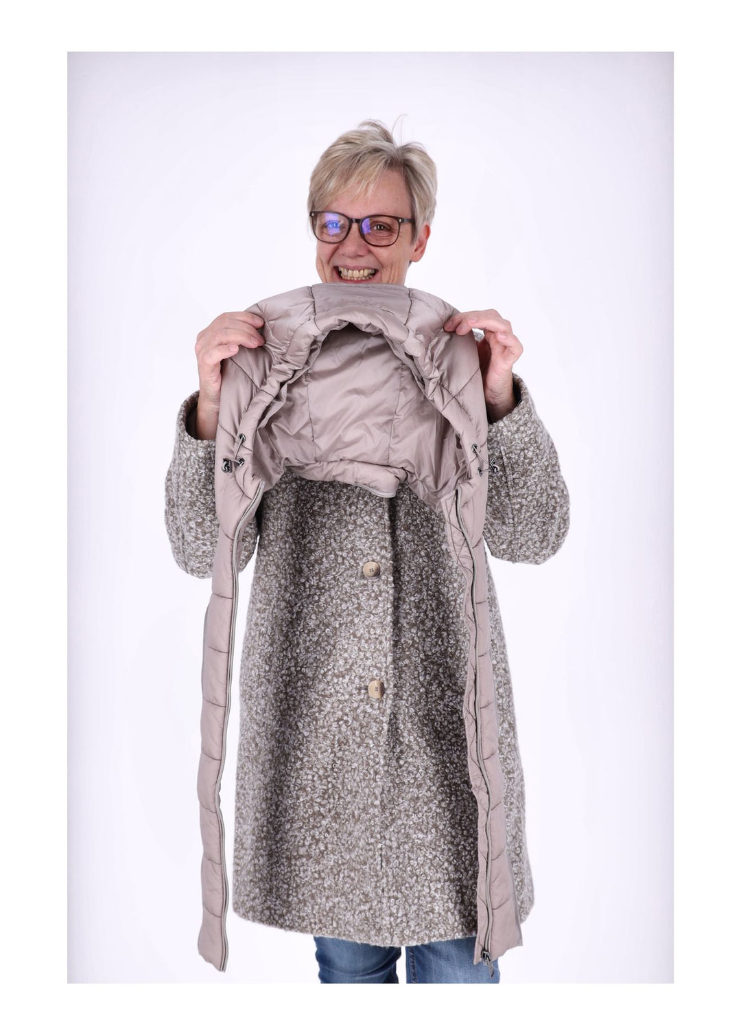 Ladies Jacket Knitted Wilma