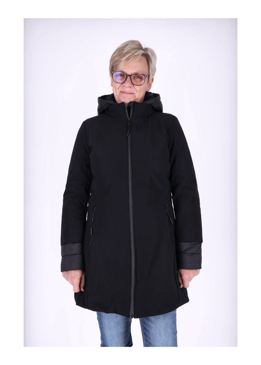 Steppjacke Strickbündchen