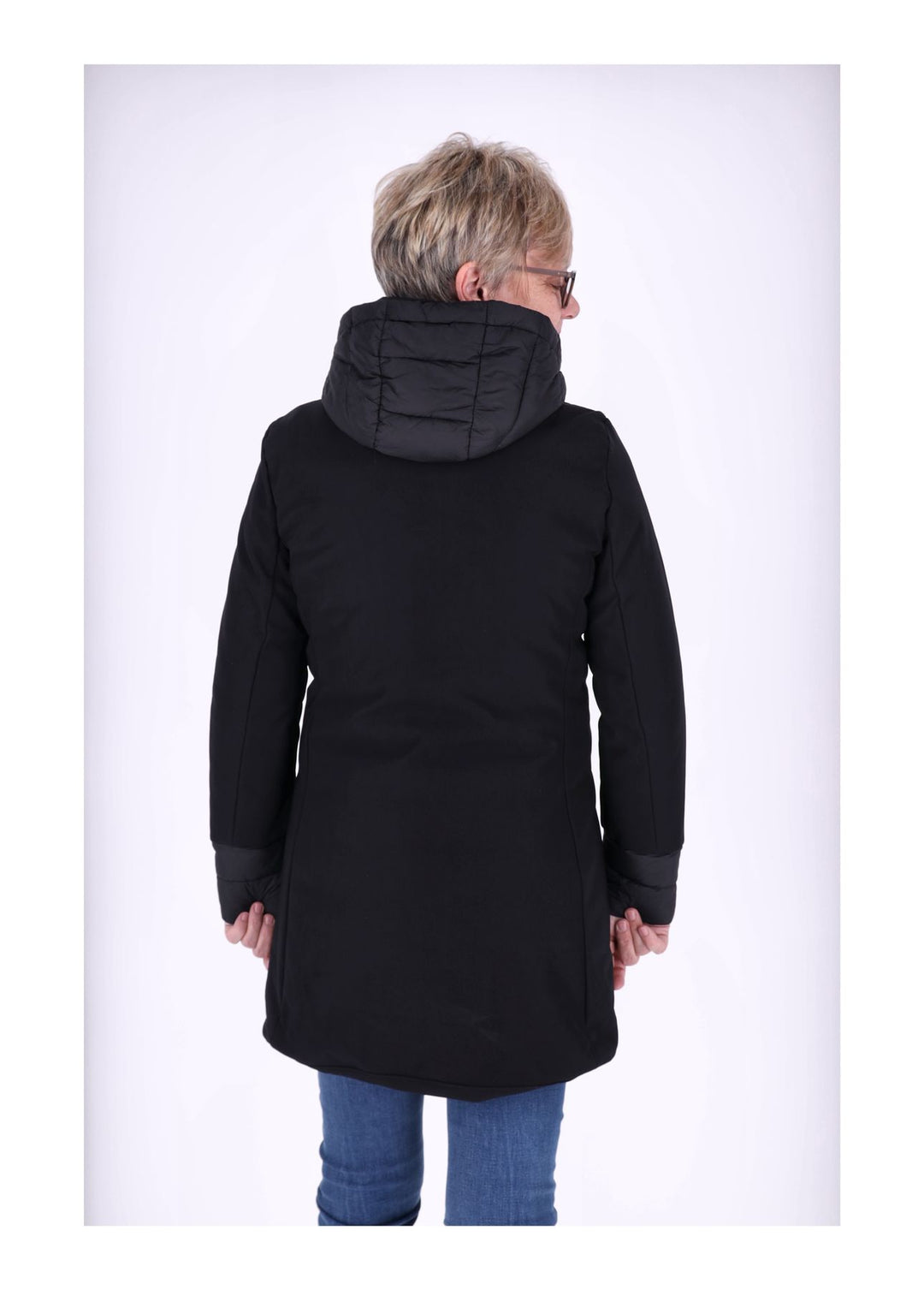 Steppjacke Strickbündchen