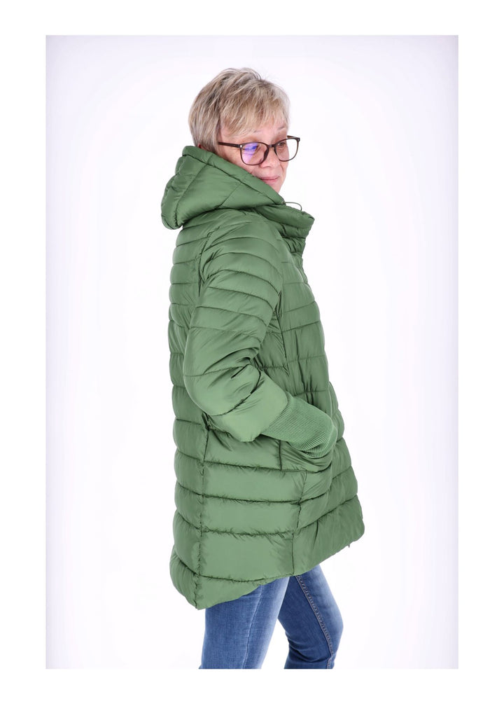 Steppjacke Strickbündchen