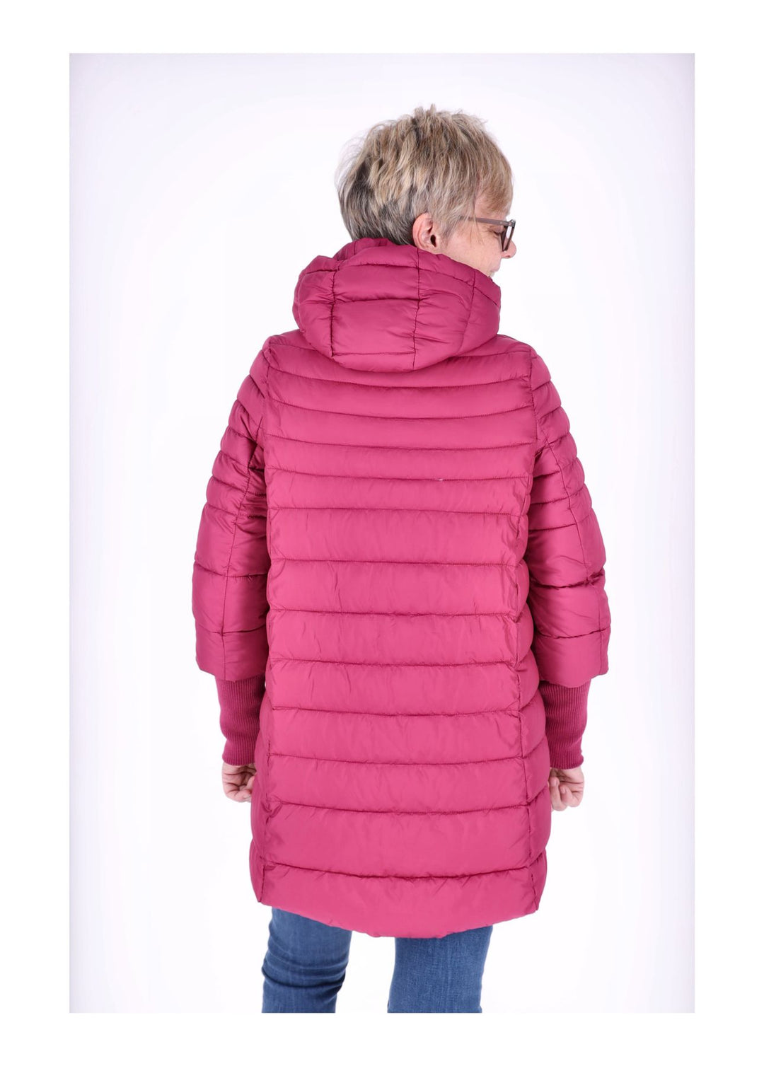 Steppjacke Strickbündchen