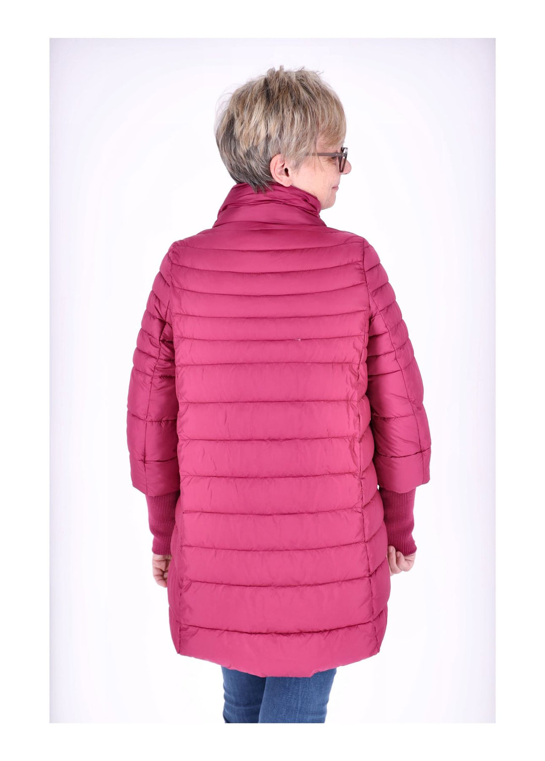 Steppjacke Strickbündchen