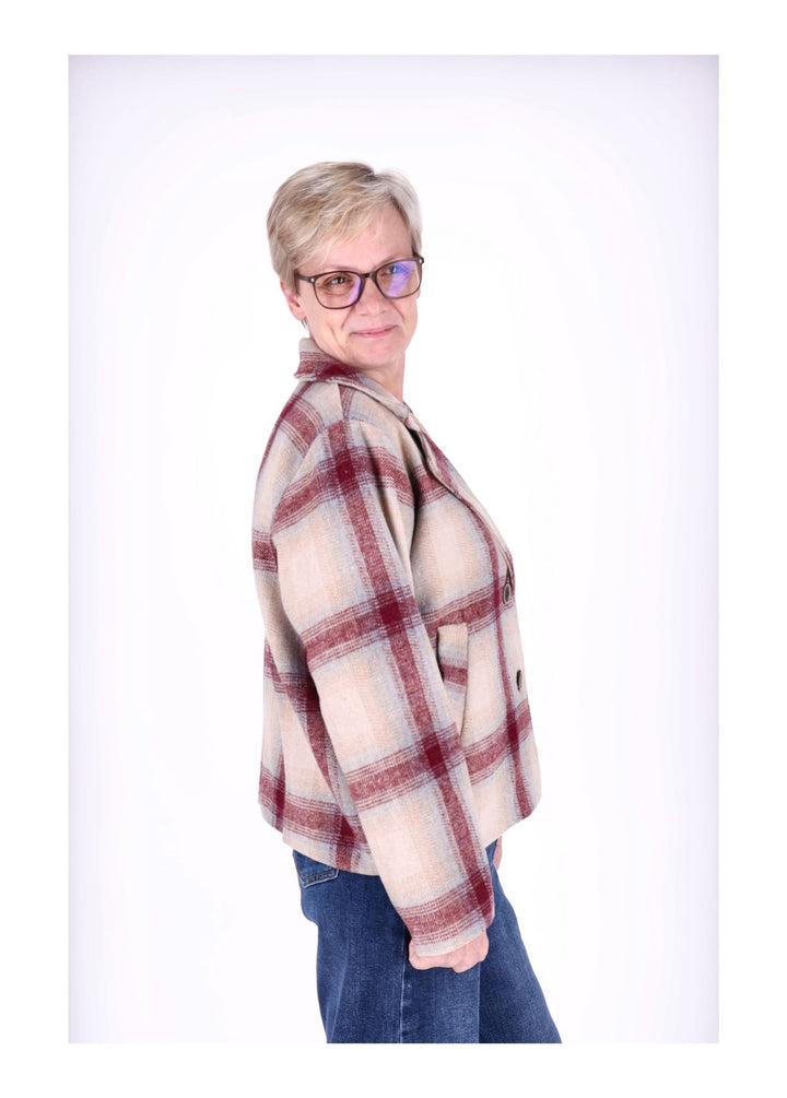 Splash of Color Wolljacke Karo