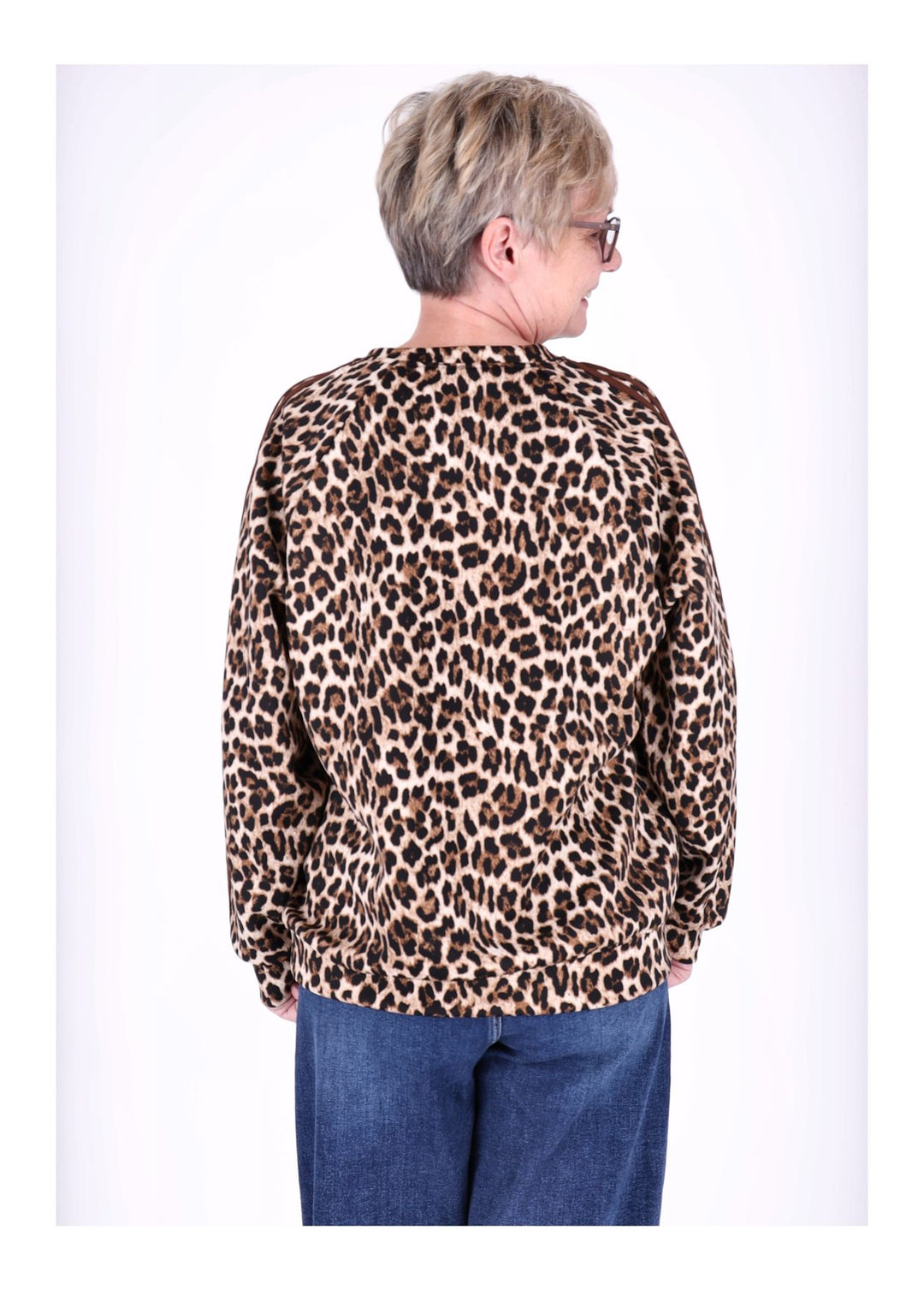 Sweatshirt Damen AOP Leo