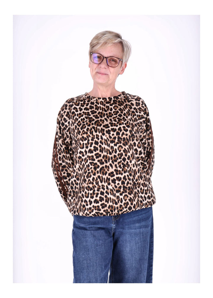 Sweatshirt Damen AOP Leo