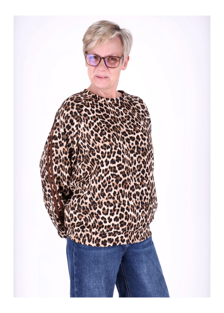 Sweatshirt Damen AOP Leo
