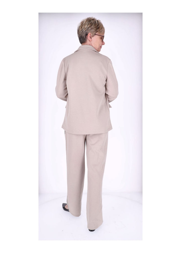 Sweat Blazer Damen Galonstreifen