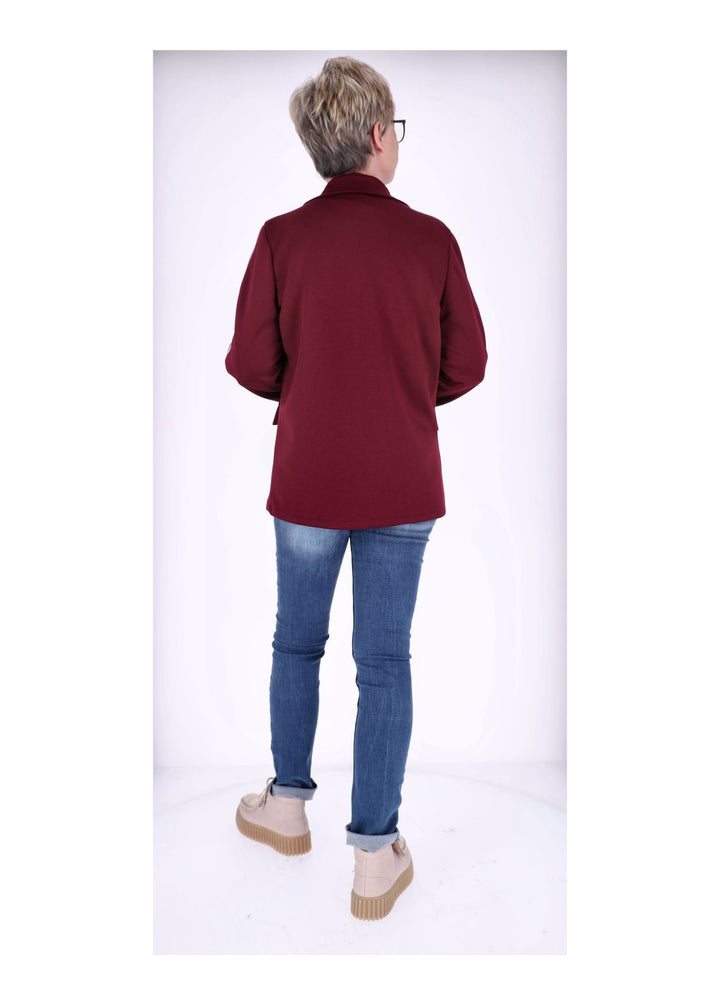 Sweat Blazer Damen Galonstreifen