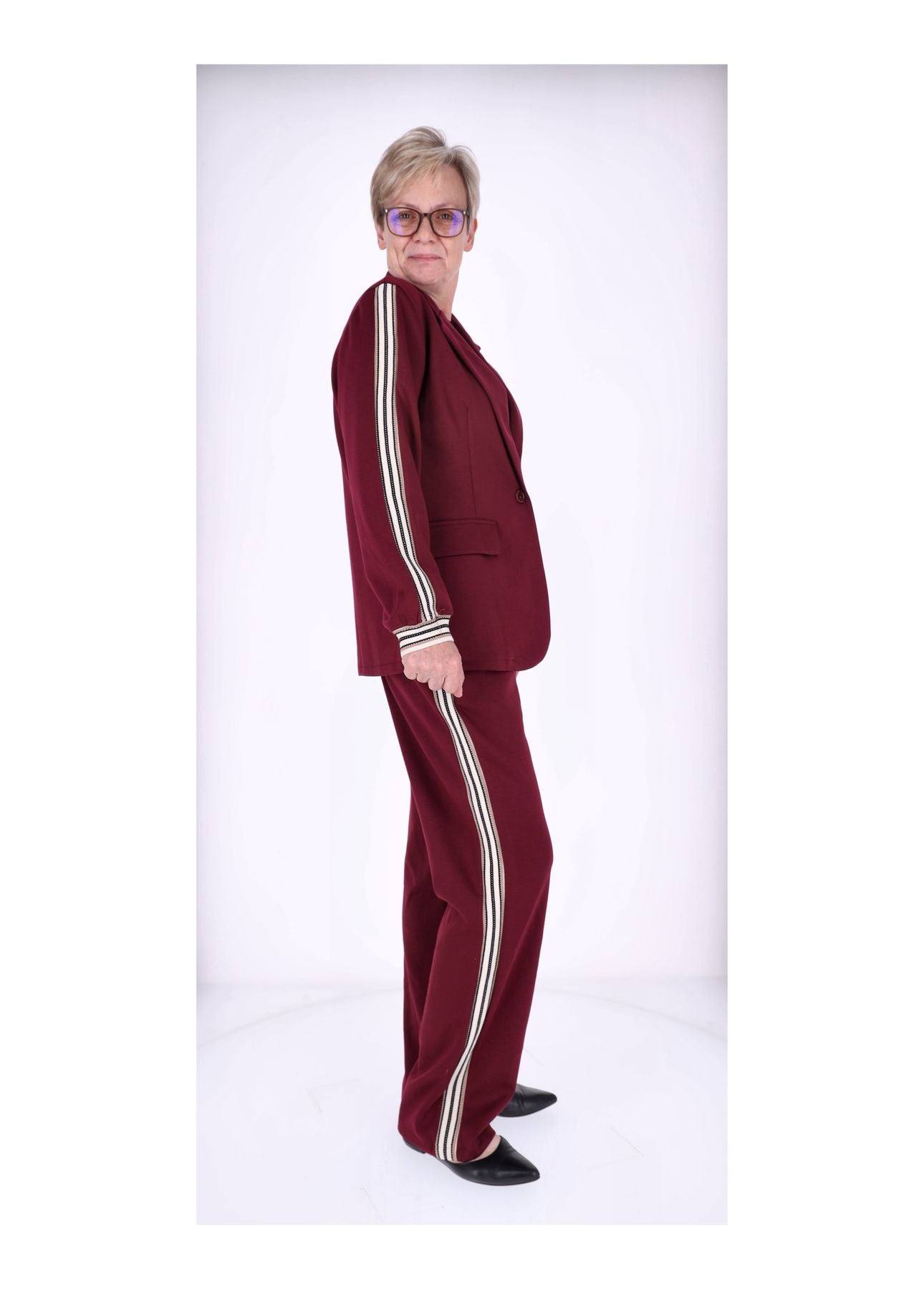 Sweathose Damen Galonstreifen