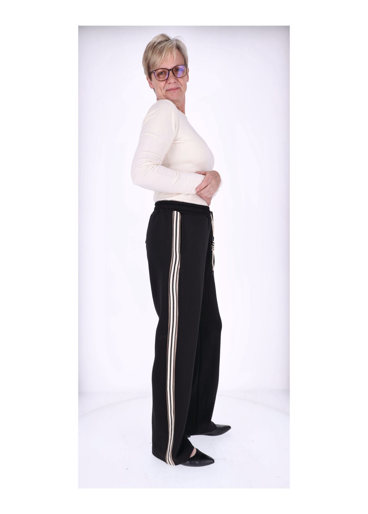 Sweathose Damen Galonstreifen