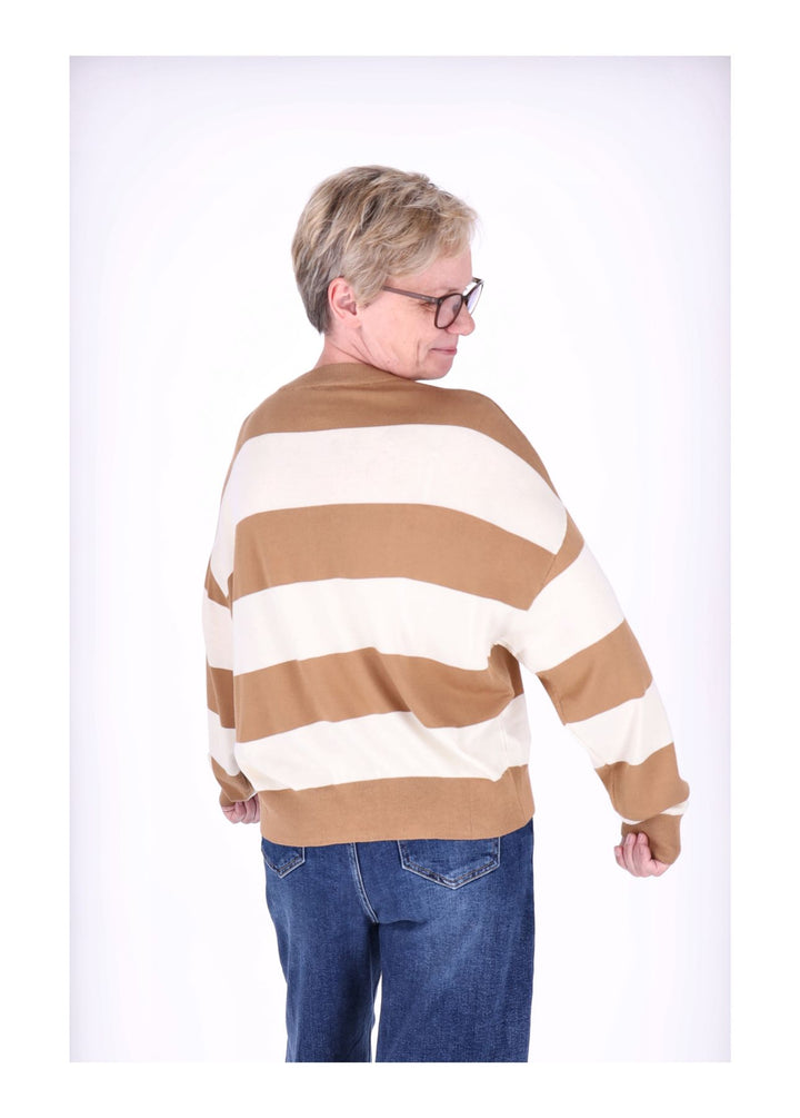 Strickpullover Damen Ringel Paris