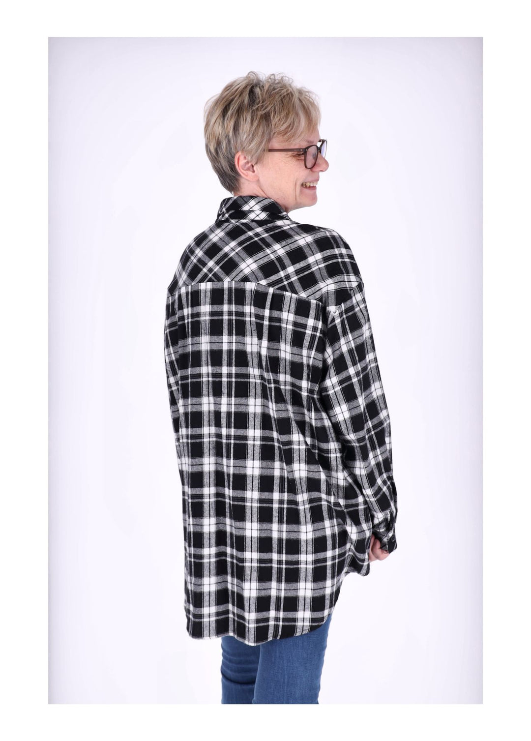 Flanellbluse Damen Karo