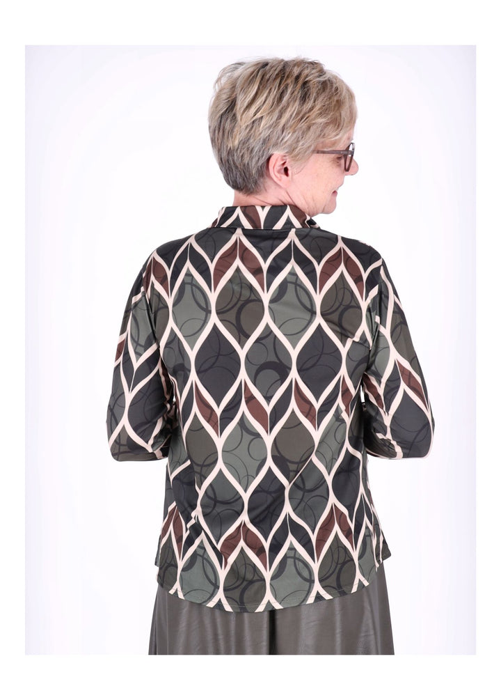 Bluse AOP Raute