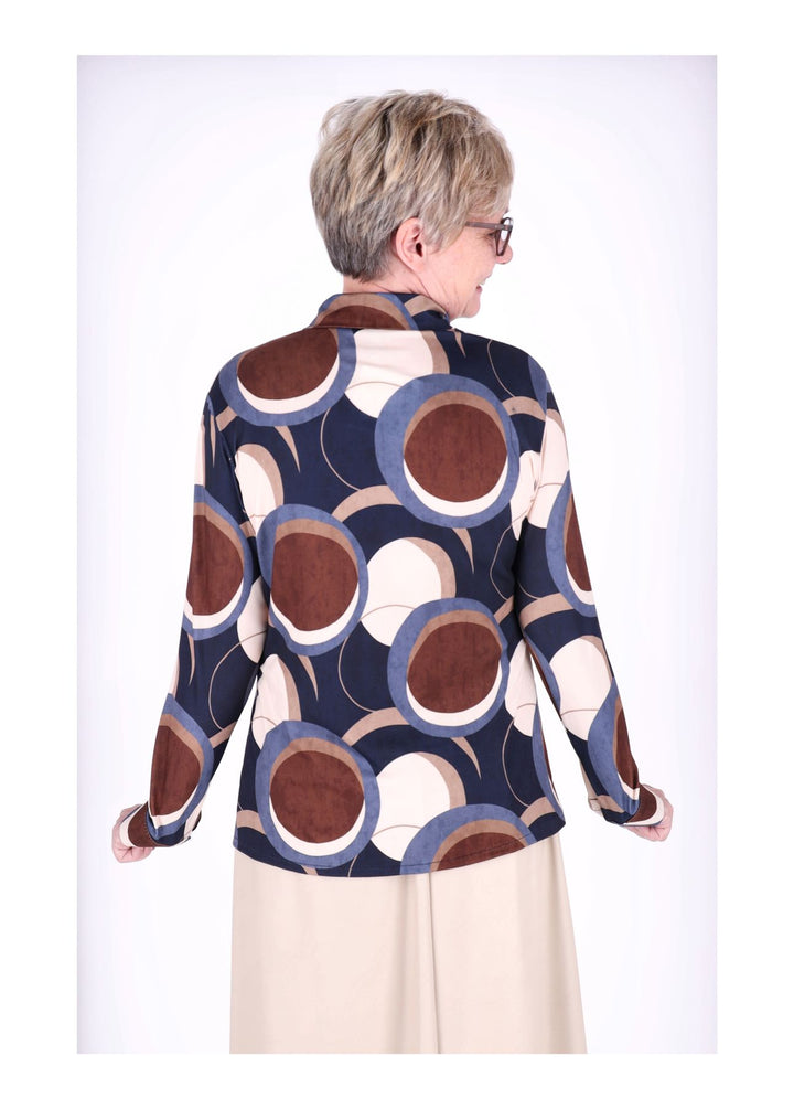 Bluse AOP Kreise