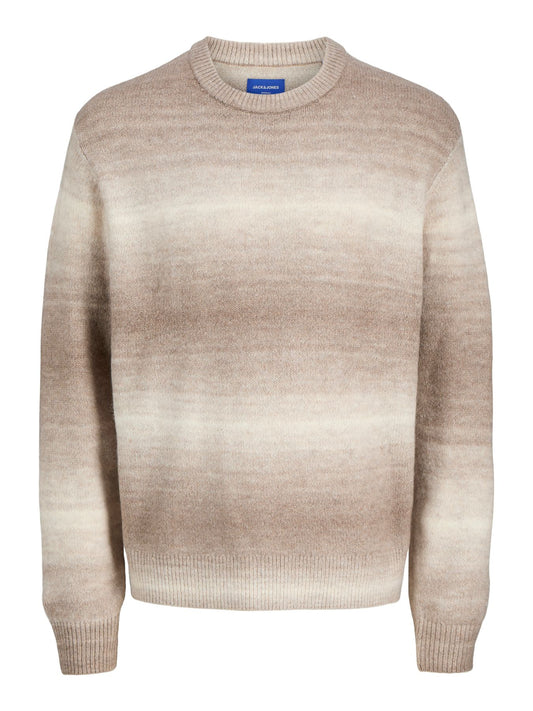 Herren JORMEADOWS KNIT SPACE DYE CREW NECK