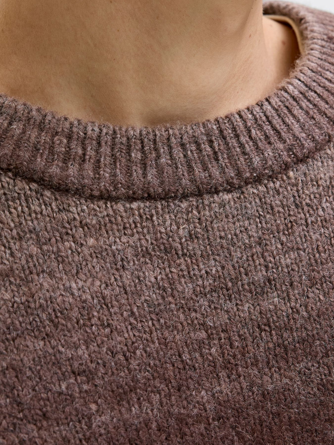 Herren JORMEADOWS KNIT SPACE DYE CREW NECK