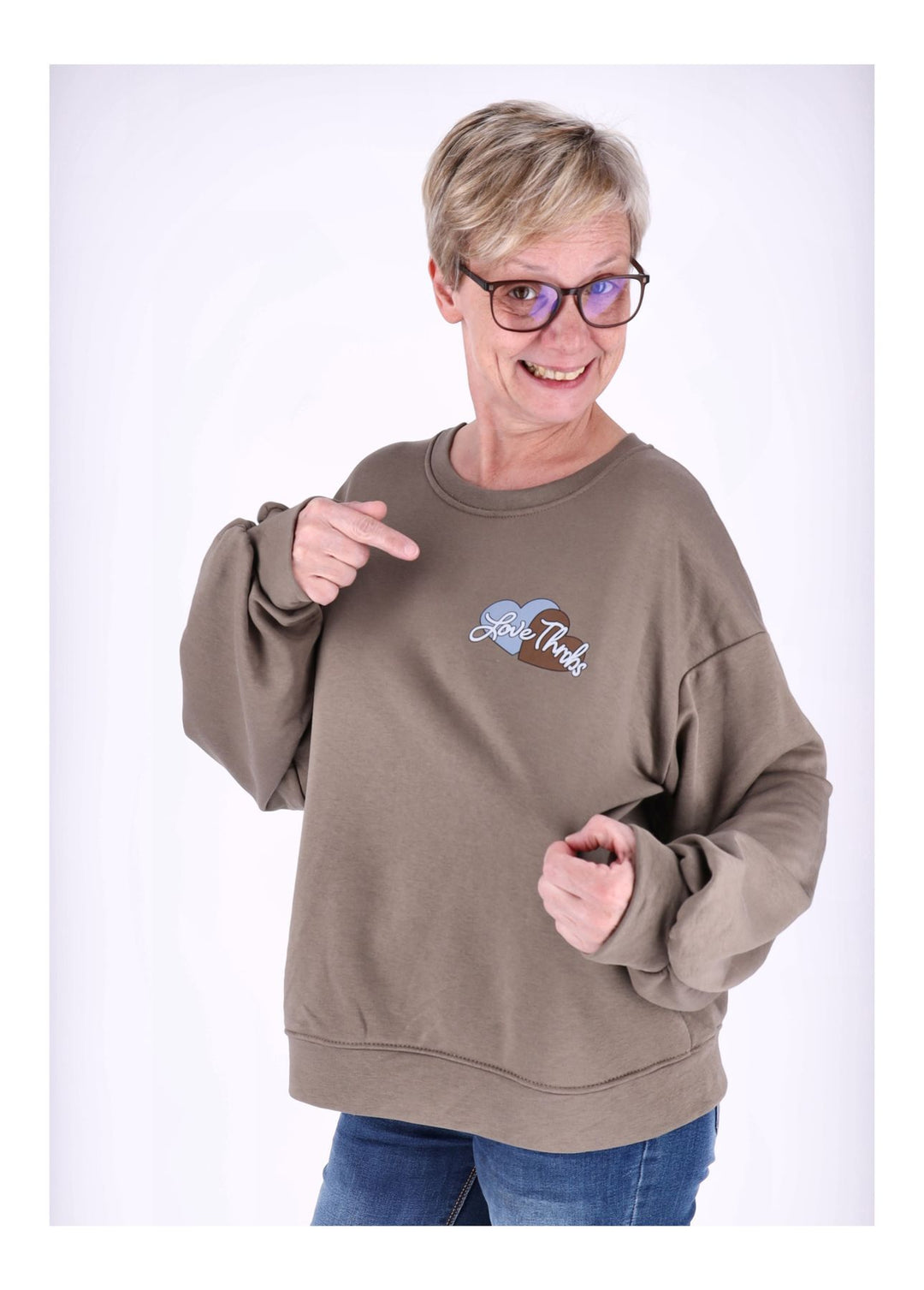 Sweatshirt Damen HASEN