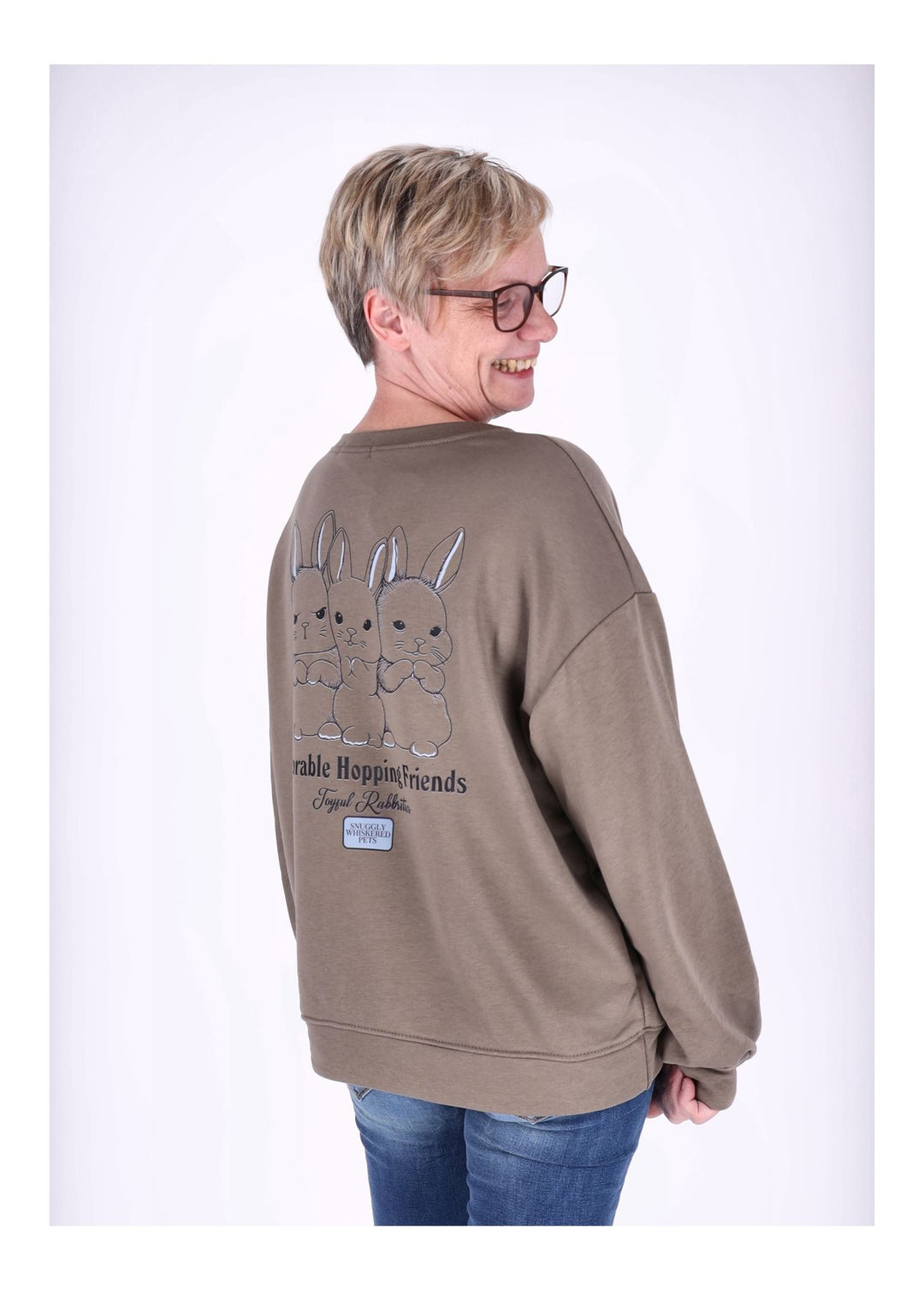 Sweatshirt Damen HASEN