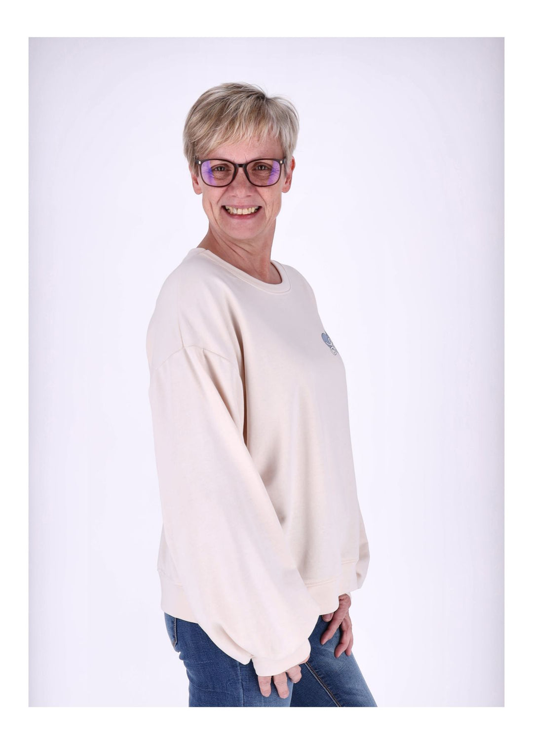 Splash of Color Sweatshirt Damen Hasen