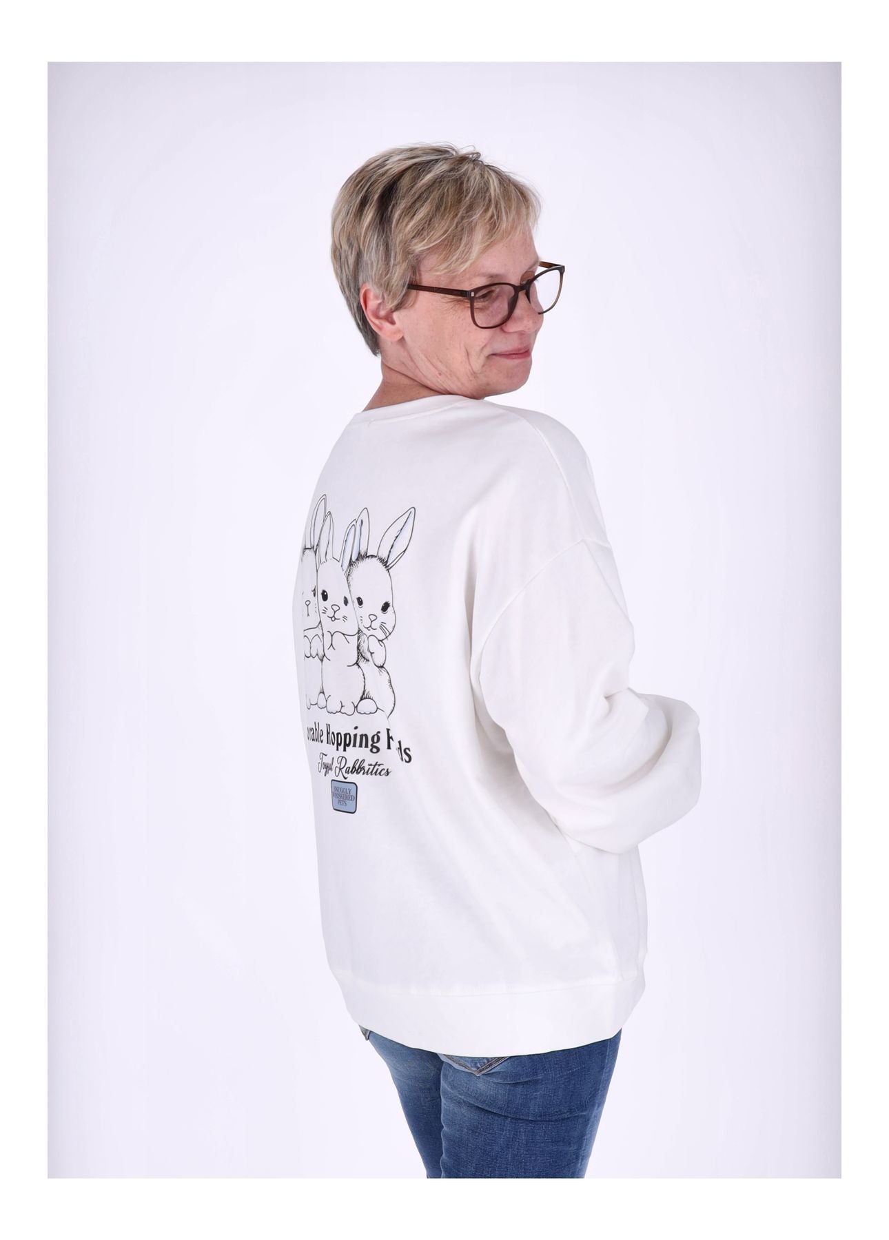 Sweatshirt Damen HASEN