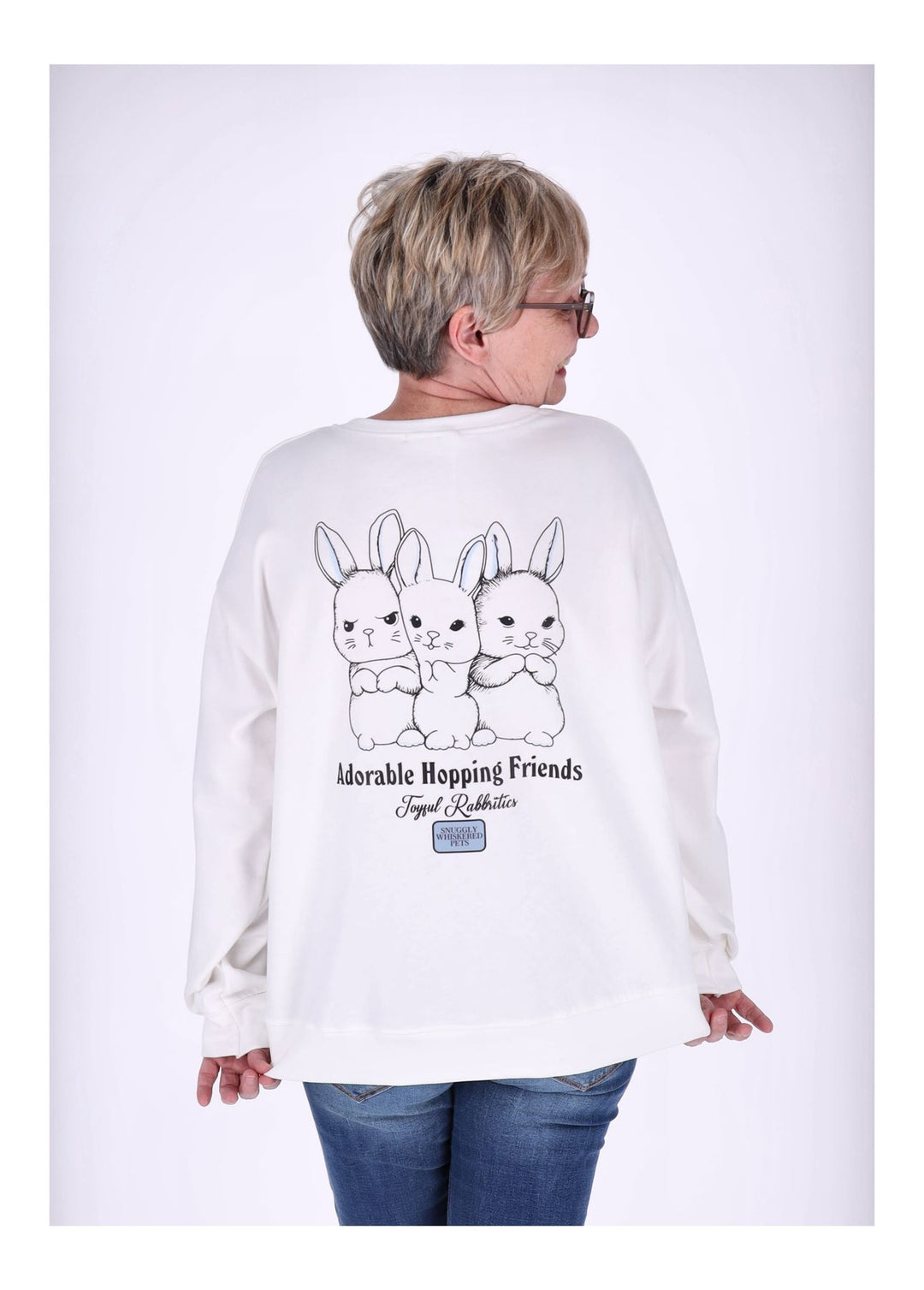 Sweatshirt Damen HASEN