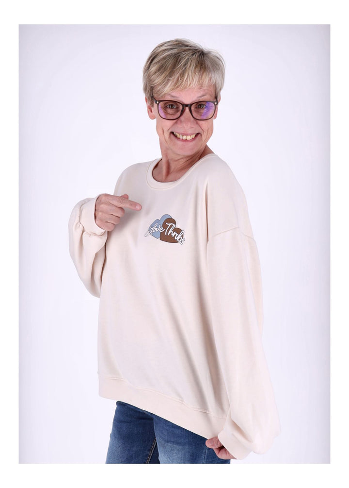 Splash of Color Sweatshirt Damen Hasen