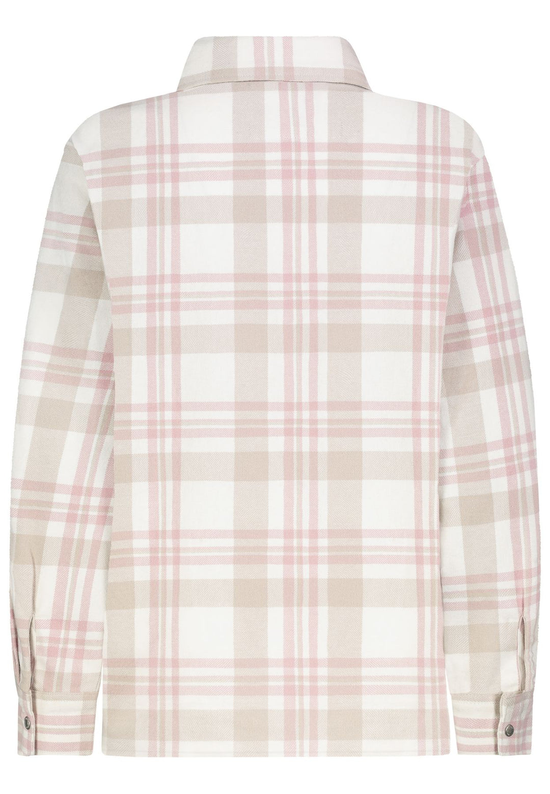 Damen DOB brushed twill Karohemdbluse, Br