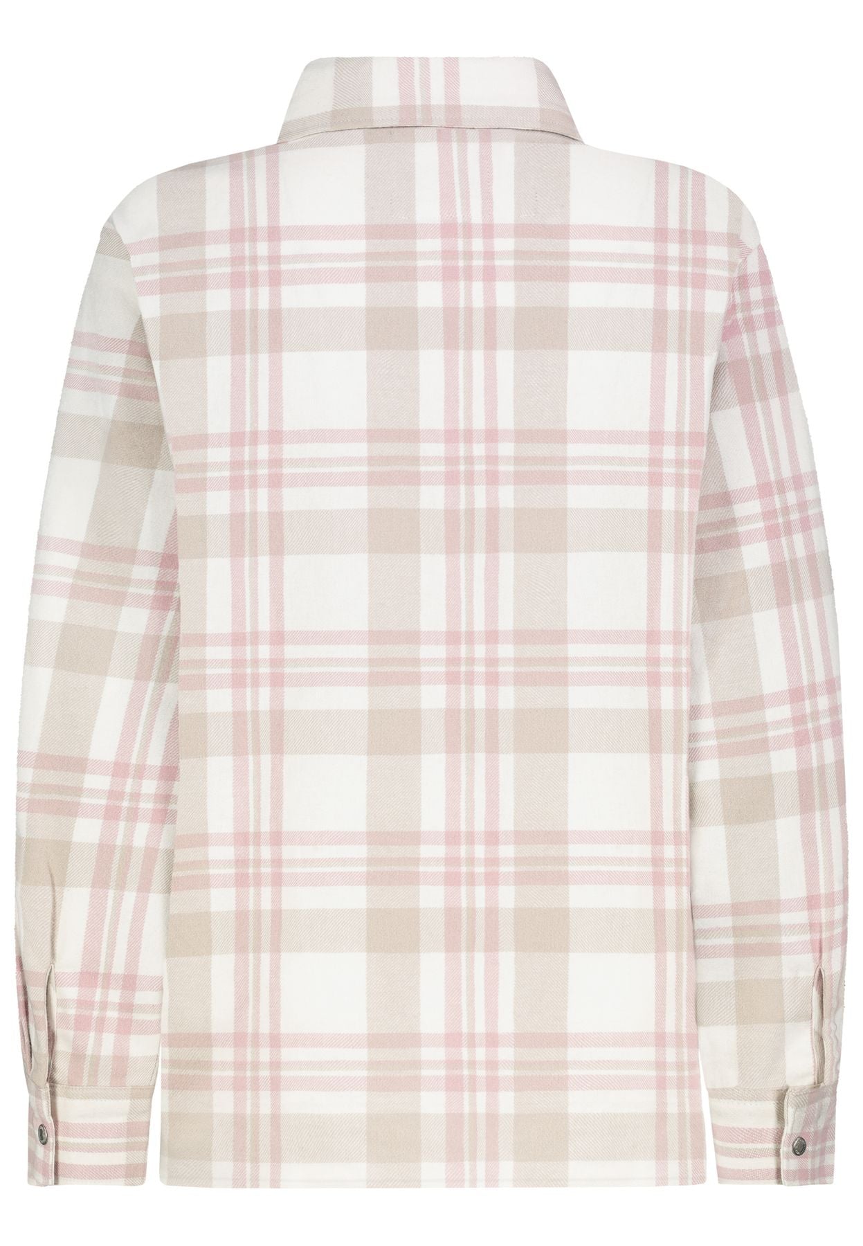 Damen DOB brushed twill Karohemdbluse, Br