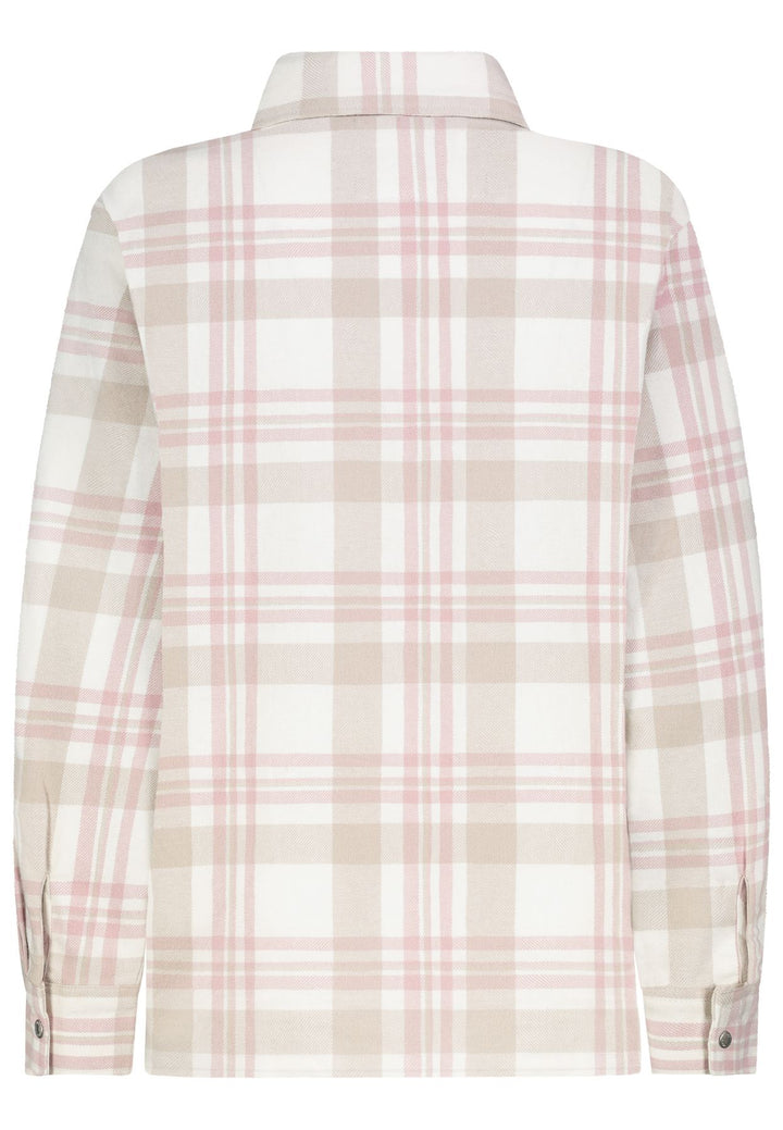 Damen DOB brushed twill Karohemdbluse, Br