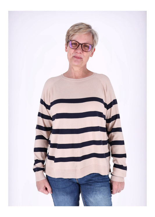 Strickpullover Damen Ringel