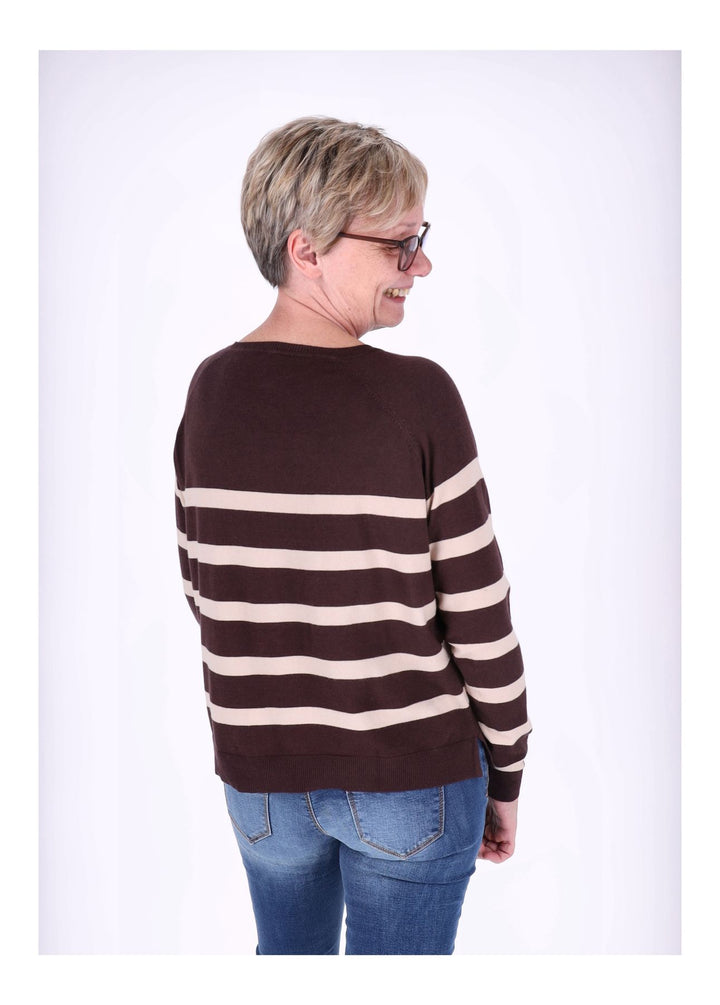 Strickpullover Damen Ringel