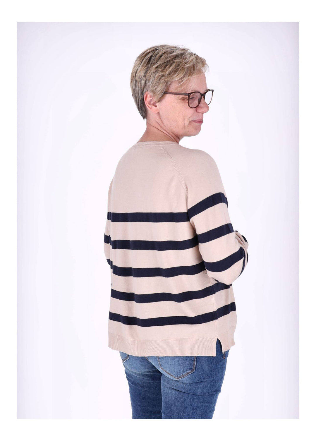 Strickpullover Damen Ringel