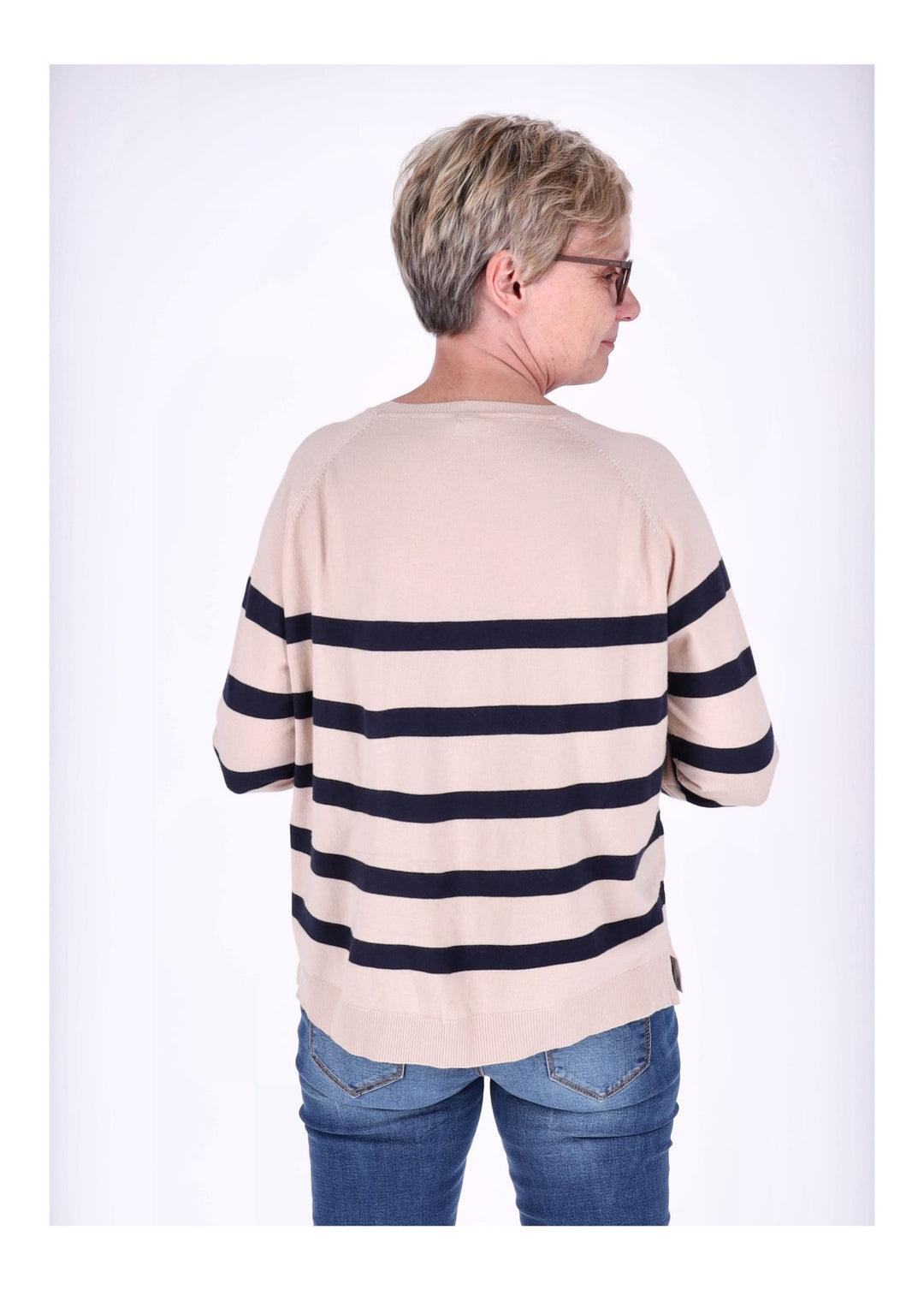 Strickpullover Damen Ringel