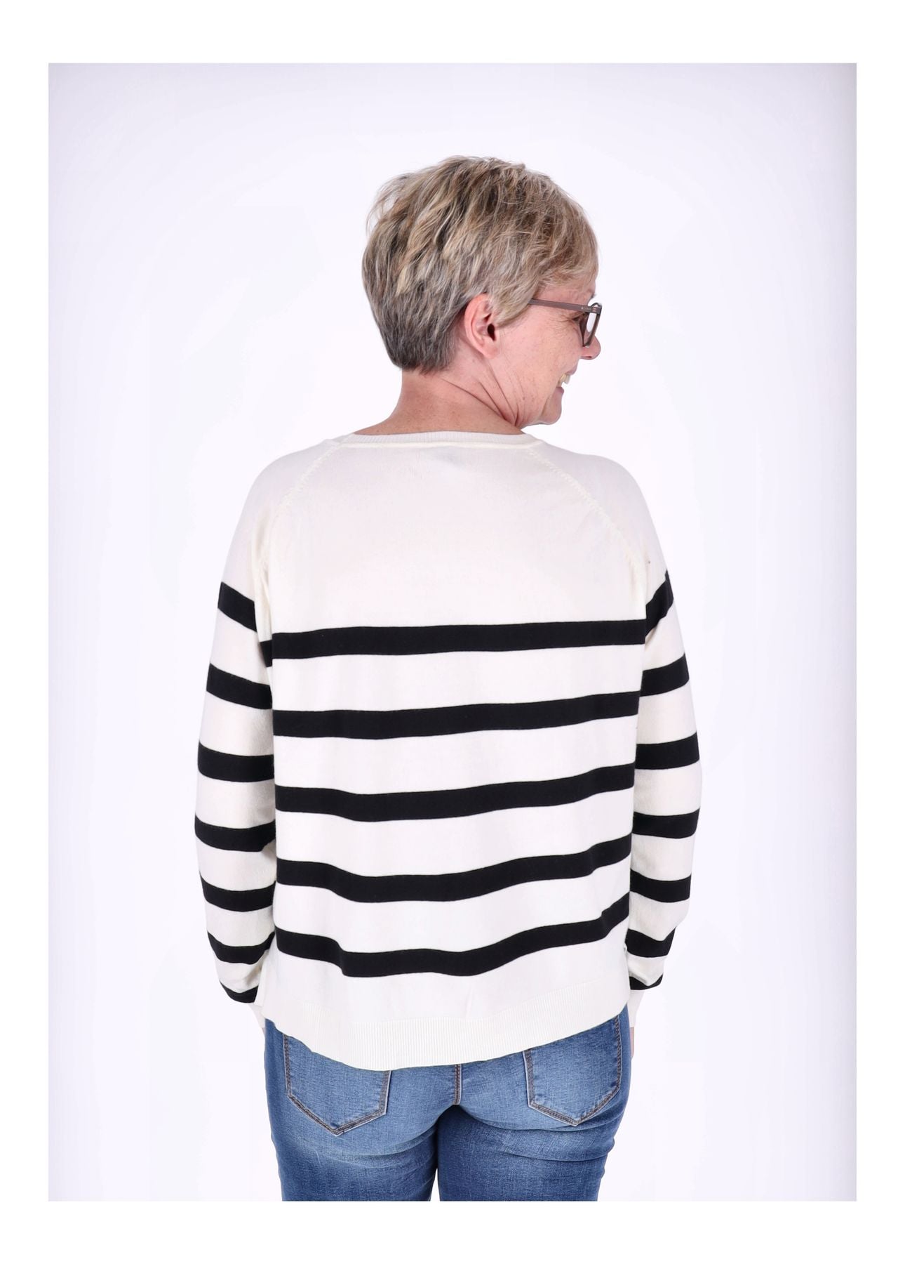 Strickpullover Damen Ringel