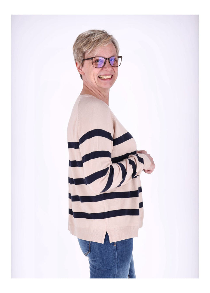 Strickpullover Damen Ringel