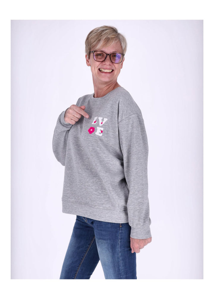 Splash of Color Damen Sweatshirt LOVE