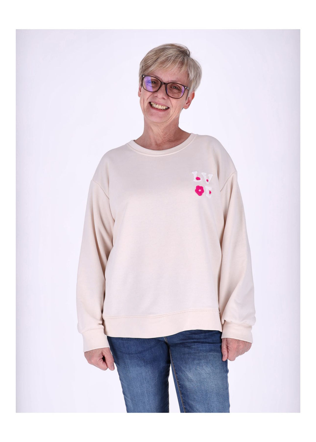 Splash of Color Damen Sweatshirt LOVE