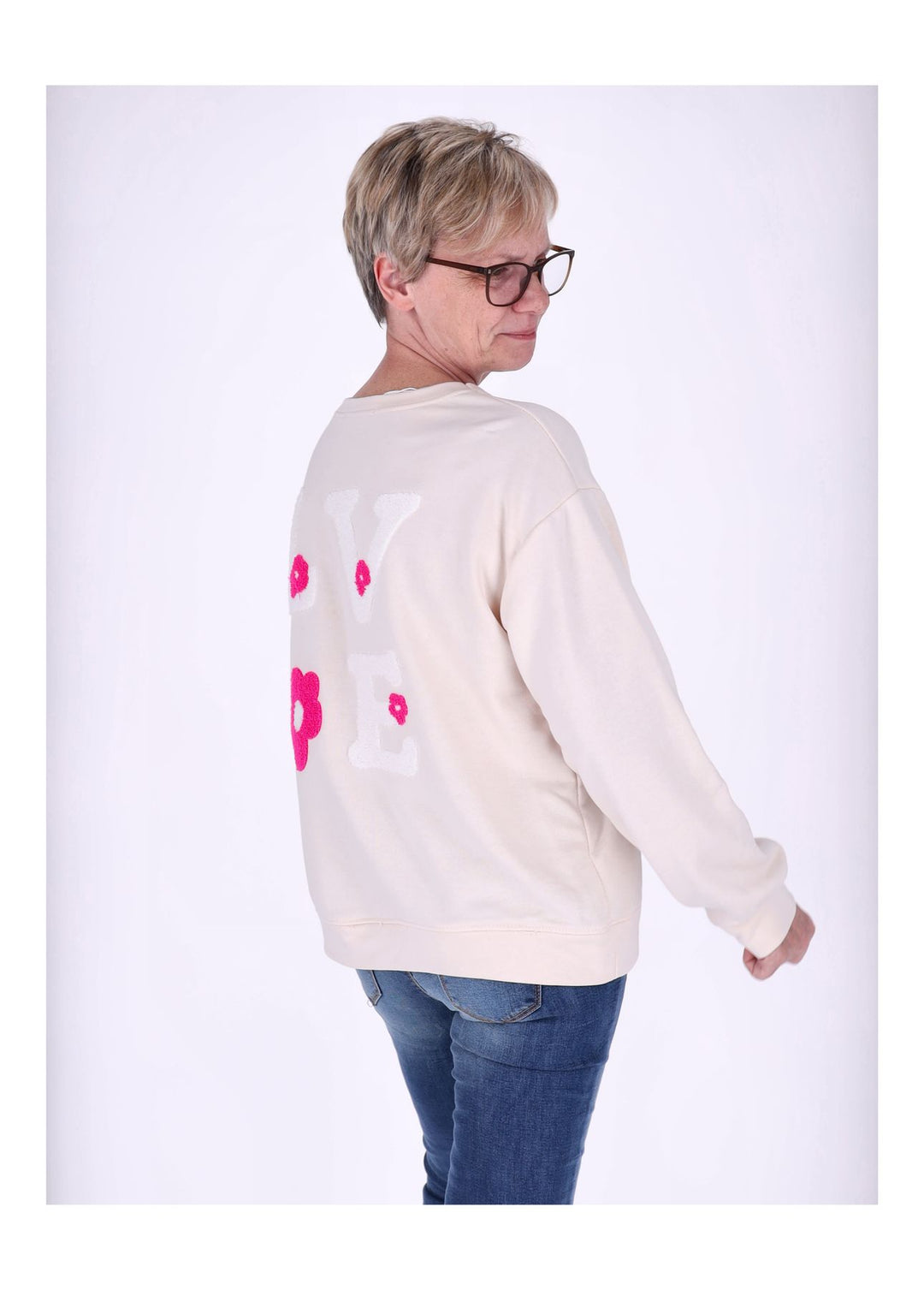 Splash of Color Damen Sweatshirt LOVE